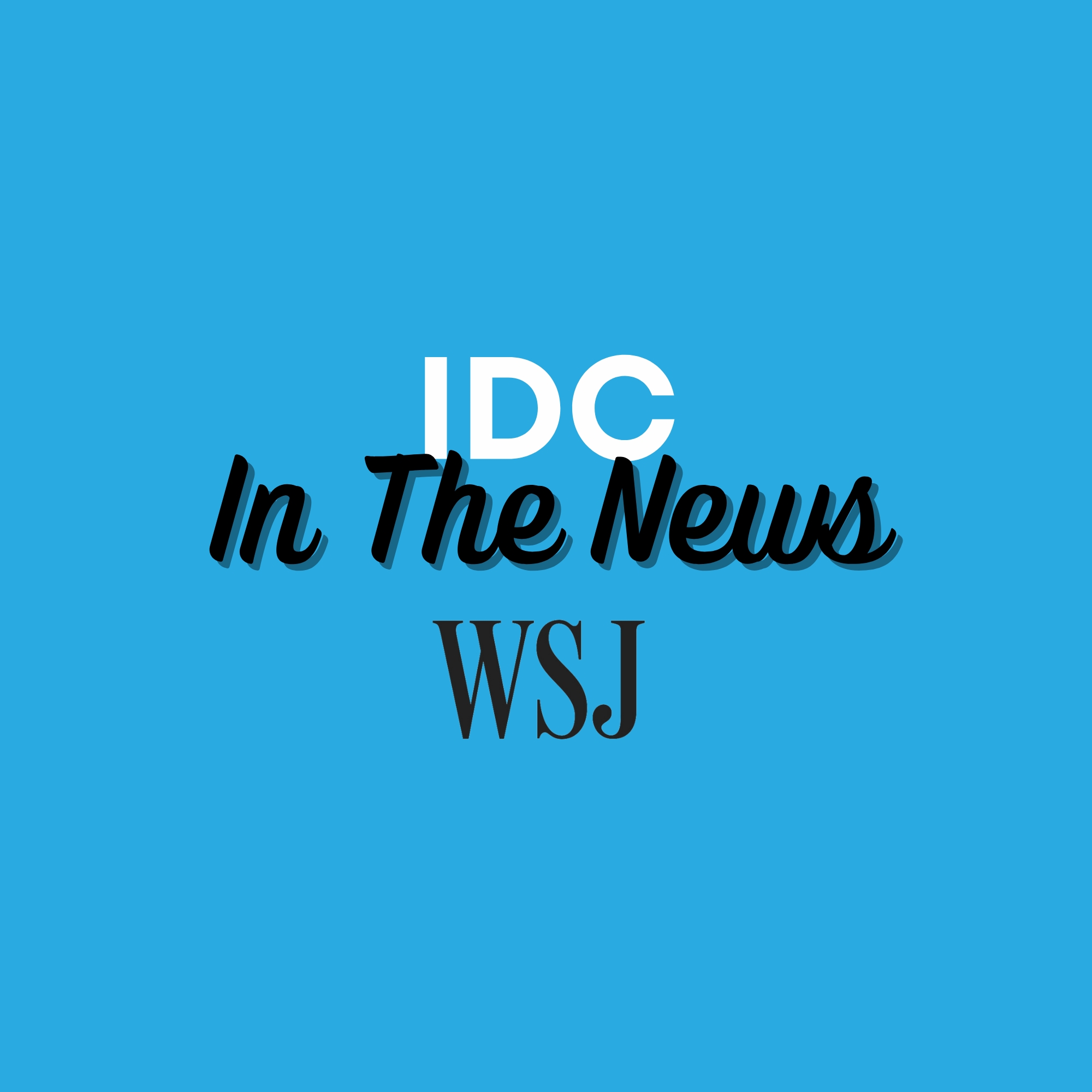 Escalate PR Client IDC in The Wall Street Journal