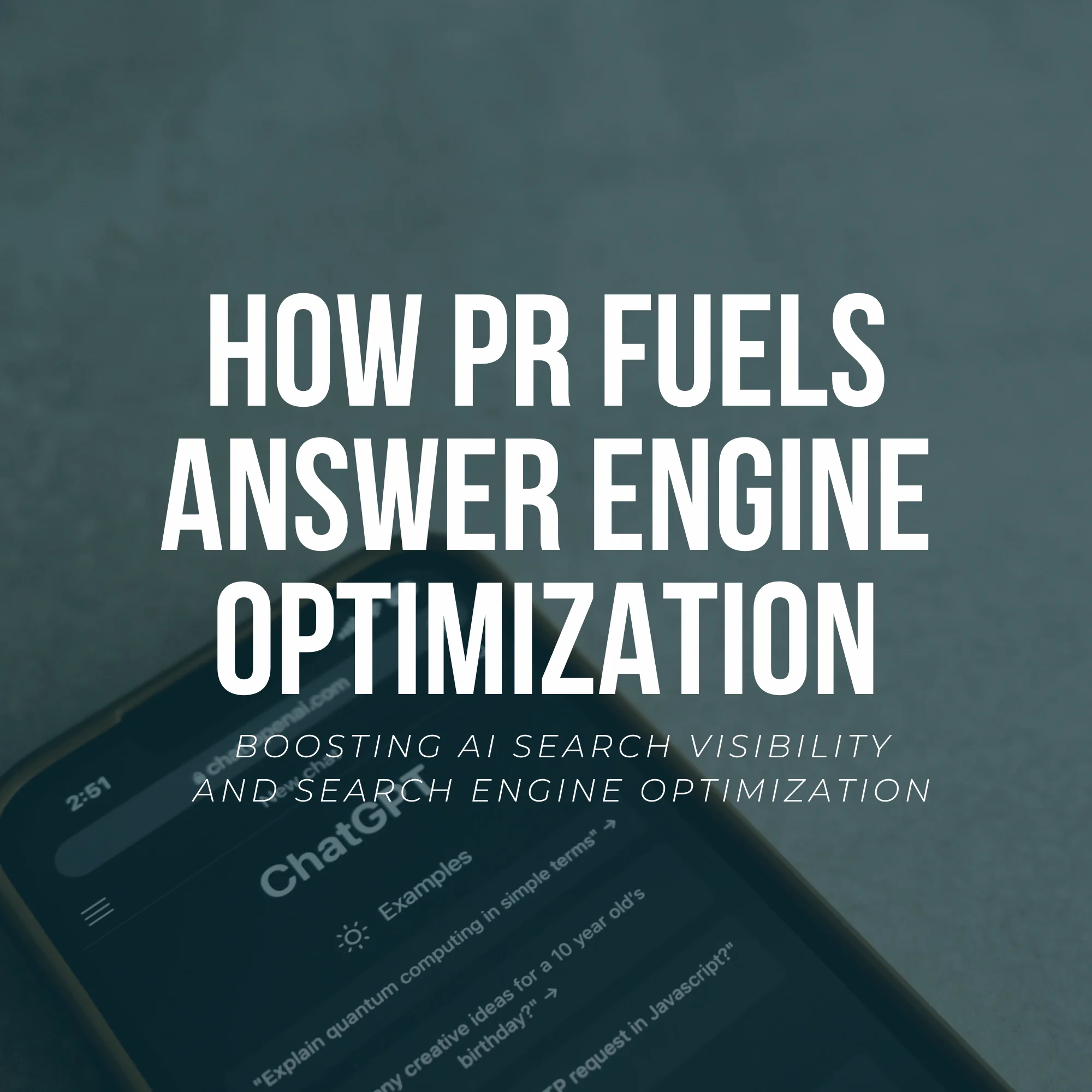 How PR Fuels Answer Engine Optimization and Boosts AI Search Visibility How PR Fuels Answer Engine Optimization and Boosts AI Search Visibility