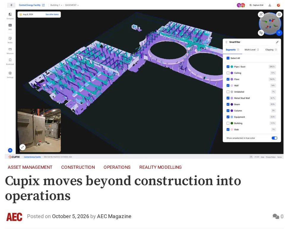 Cupix in AEC Magazine